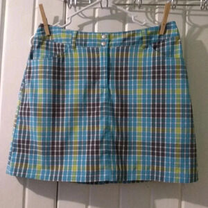 Slazenger plaid golf skort-size 4 NWOT